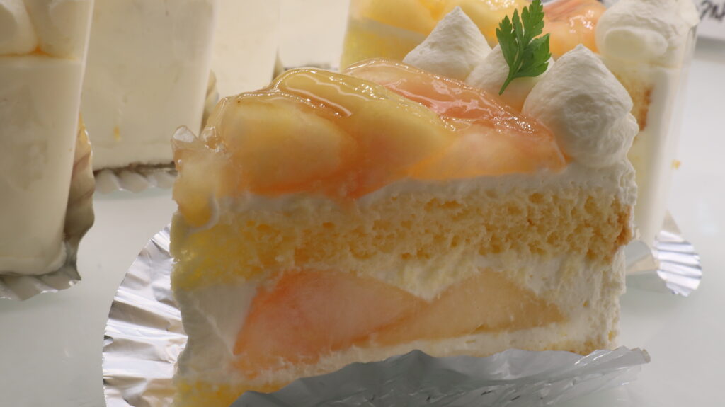 桃のショートケーキが始まりましたのイメージ